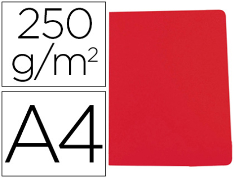 Classificador de Cartolina Gio Simple Intenso Din A4 Vermelho 250g/m2