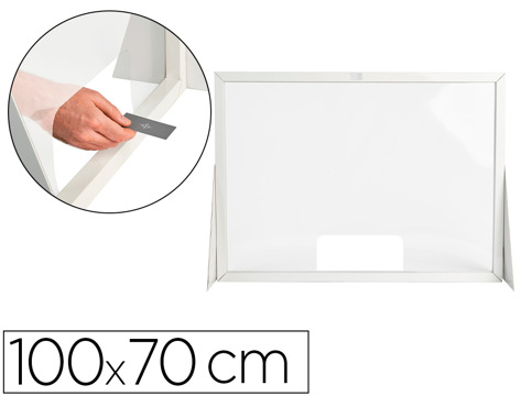 Visor de Proteção Q-connect Cartão Formato Horizontal 100x70 cm