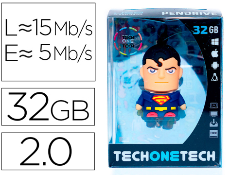 PenDrive USB Tech One Tech Super S 32 GB