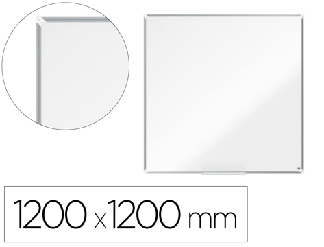 Quadro Branco Nobo Premium Plus Melamina Magnética 1200x1200 mm