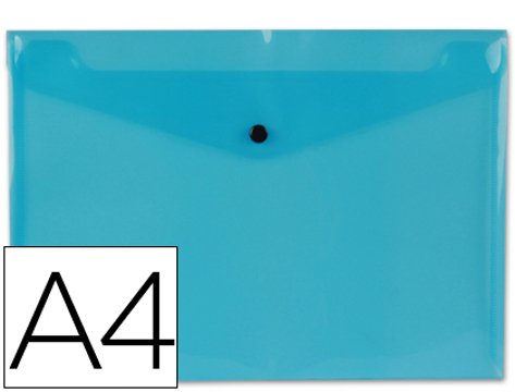 Bolsa Porta Documentos com Mola Din A4 Azul
