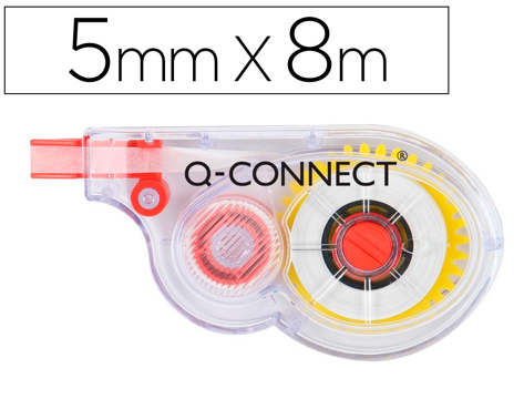 Fita Corretora Branca Q-connect 5mmx8mt em Blister