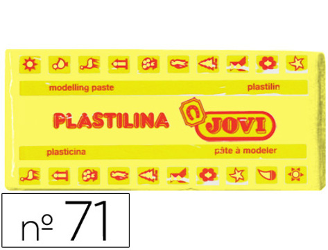 Plasticina Jovi 71 150 gr Amarelo Claro