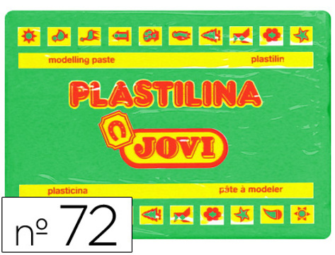 Plasticina Jovi 72 350 gr Verde Claro