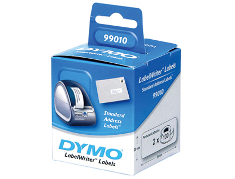 Etiquetas Adesivas Dymo para Impressora Labelwriter 400 - 59x190 mm Lombada Arquivador 110 Etiquetas