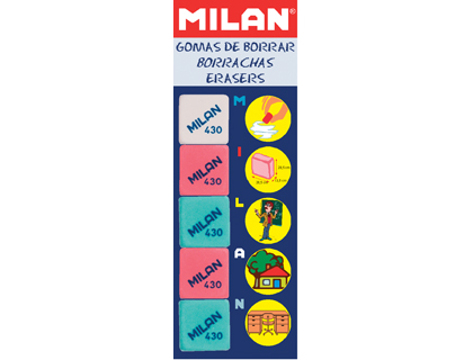 Borracha Milan 430- 5 Unidades