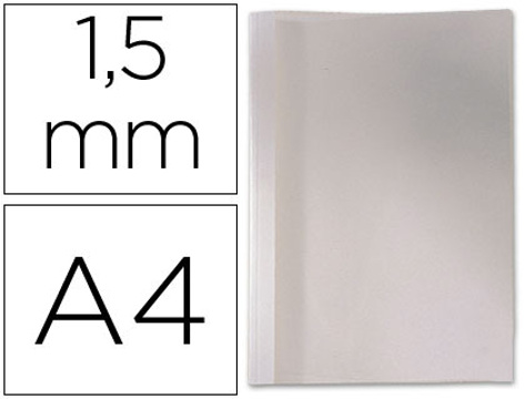 Capa de Encadernação Gbc Termica em Pvc e Cartolina Lombada de 1,5mm
