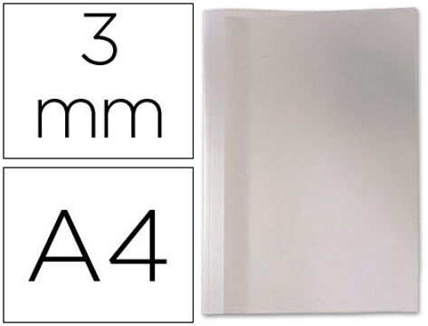Capa de Encadernação Gbc Termica em Pvc e Cartolina Lombada de 3 mm