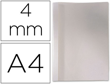 Capa de Encadernação Gbc Termica em Pvc e Cartolina Lombada de 4mm