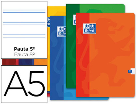 Caderno Escolar Oxford 80 Folhas Din a-5 2 Pautado