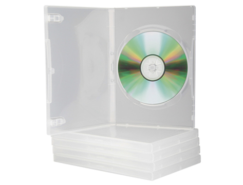 Caixa Dvd Q-connect Transparen Te Pack de 5 Unidades