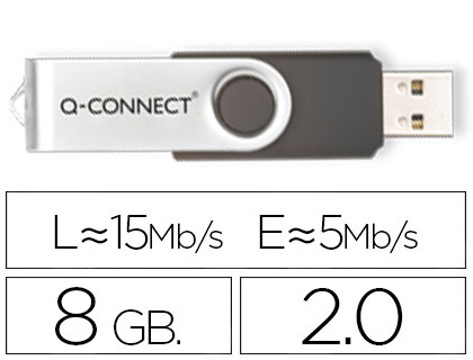 PenDrive USB Q-connect Flash 8gb