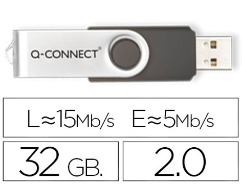 PenDrive USB Q-connect Flash 32gb