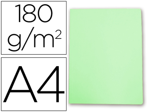 Classificador Gio Cartolina Din A4 Verde Pastel 180 gr