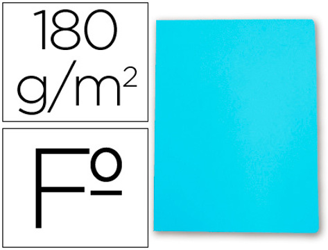 Classificador Gio de Cartolina Folio Celeste Pastel 180 g/m2