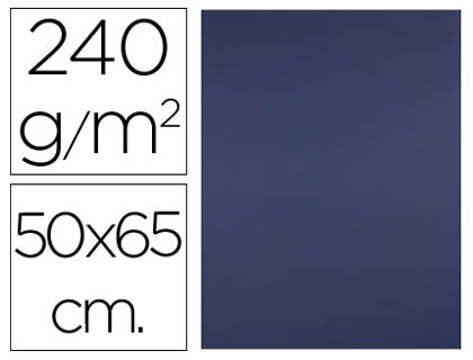 Cartolina 50x65 cm 240 gr Azul Zafira Pack de 25 Unidades