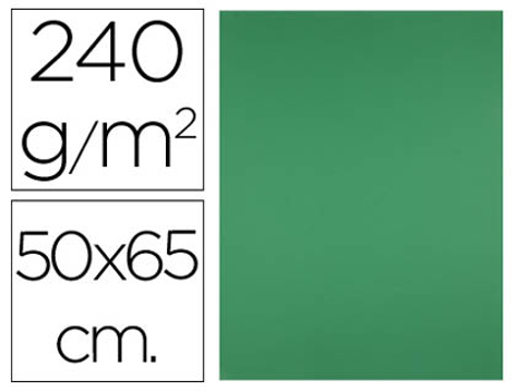 Cartolina 50x65 cm 240 gr Verde Natal Pack de 25 Unidades