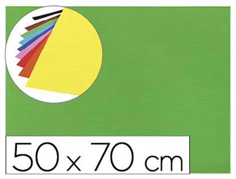 Goma Eva Ondulada 50x70cm 2,2mm de Espessura Verde