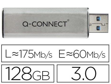 PenDrive USB Q-connect Flasf 128 GB 3.0