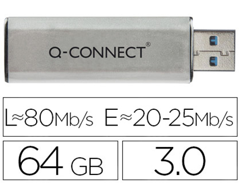 PenDrive USB Q-connect Flash 64gb 3.0