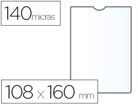 Bolsa Catálogo Esselte Plastico 140 Microns Medidas 108x160 mm