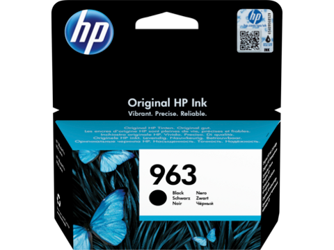 HP 963 Preto Original Ink Cartridge