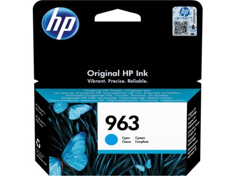 HP 963 Cyan Original Ink Cartridge