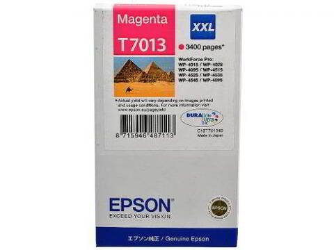 Tinteiro Compatível Epson Magenta Extra Capacidade T7013