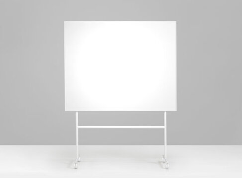 Quadro Magnetico Branco 200,7x196x50cm One Mobile Whiteboard