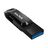 Memória USB Sandisk SDDDC3-128G-G46 Preto Preto/prateado 128 GB