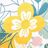 Capa Nórdica Today Sunshine Floral Multicolor 240 X 220 cm