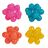 Brinquedo para Cães Trixie Bubble Multicolor Multi Borracha Borracha Natural Plástico Interior/exterior (4 Unidades)