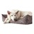 Sofá para Cão Hunter Prag Têxtil Cor de Rosa (70 X 50 cm)