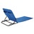 Hi Colchão Cadeira de Praia Dobrável em Pvc Azul