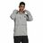 Polar com Capuz Homem Adidas Essentials Mélange Embroidered Cinzento Claro L