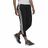 Calças Desportivas Adidas Essentials Studio Lounge Cuffed 3 Stripes Mulher Preto XS