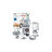 Robot de Cozinha Bosch MC812S820 1250 W Branco Aço