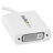 Adaptador USB C para Dvi Startech CDP2DVIW Branco