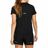 Camisola de Manga Curta Mulher Asics Icon Ss Preto XS