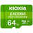 Cartão de Memória Micro Sd com Adaptador Kioxia Exceria High Endurance Classe 10 Uhs-i U3 Verde 128 GB