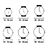 Relógio Feminino Esprit es1l035m0055 (ø 40 mm)