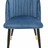 Cadeira GLAMOUR de Metal e Veludo Azul