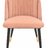 Cadeira GLAMOUR em Metal e Veludo Rosa