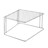 Organizador para o Armário de Cozinha Metaltex Boxe 2 Prateleiras Metal (25 X 25 X 15 cm)