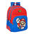 Mochila Escolar Super Mario Vermelho Azul (32 X 42 X 15 cm)