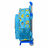 Mochila Escolar com Rodas Minions Minionstatic Azul (26 X 34 X 11 cm)