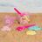 Conjunto de Brinquedos de Praia Barbie 8 Peças 18 X 16 X 18 cm