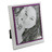 Porta-retratos Alumínio Branco/Violeta 2,1 x 24,2 x 29,2 cm