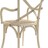 Cadeira de Sala de Jantar Dkd Home Decor Rotim Olmo (55 X 57 X 92 cm)
