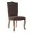 Cadeira Dkd Home Decor Castanho Linho Madeira da Borracha (52 X 49 X 101 cm)